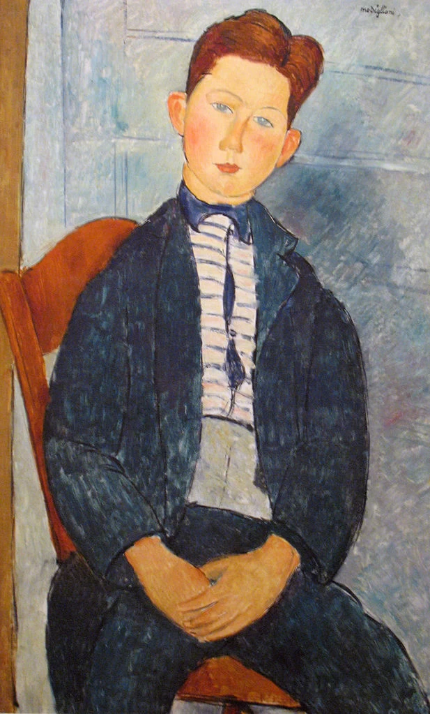 Amedeo Modigliani - 106, Ragazzo con un maglione a righe, Metropolitan Museum of Art, New York